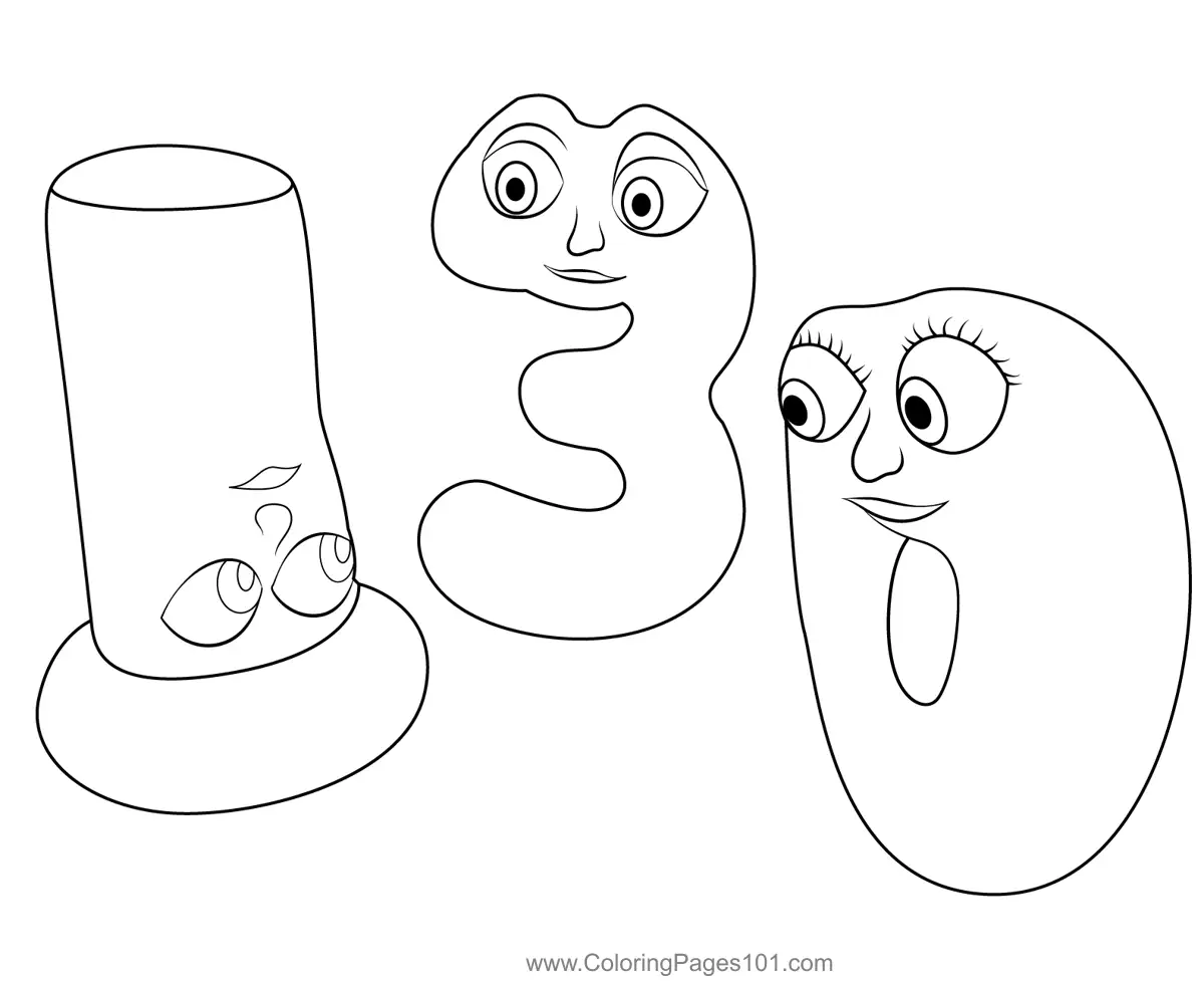 Numberjacks Coloring Pages 8