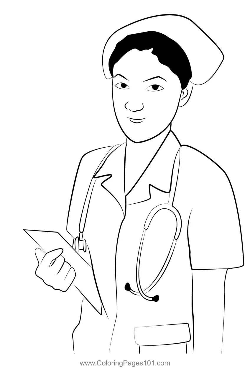 Nurses Coloring Pages 1