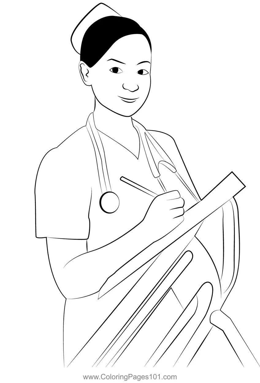 Nurses Coloring Pages 2