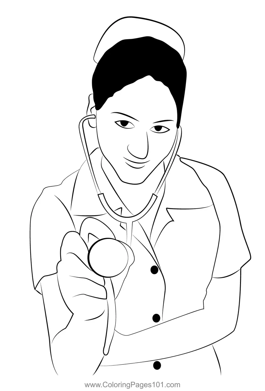 Nurses Coloring Pages 4