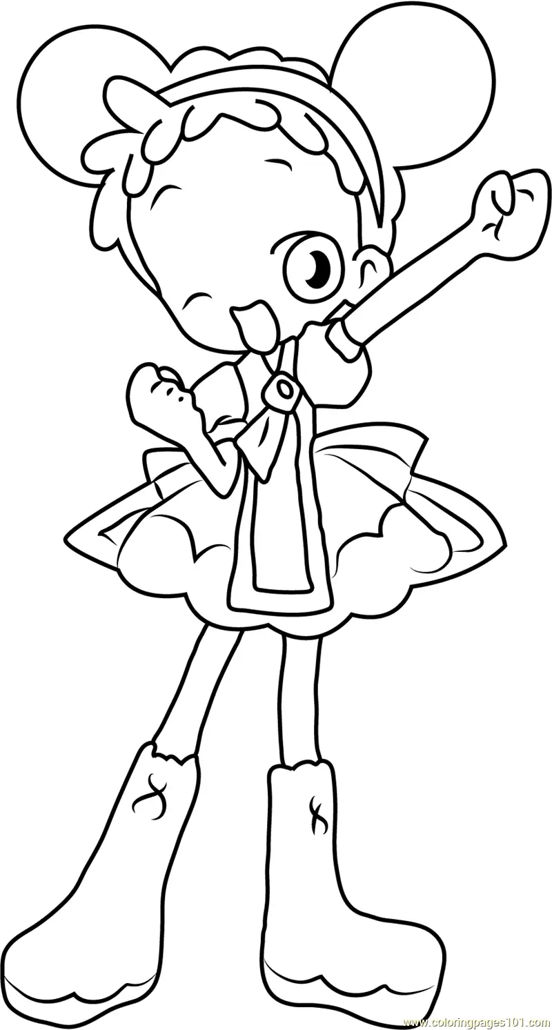 Ojamajo Doremi Coloring Pages 11