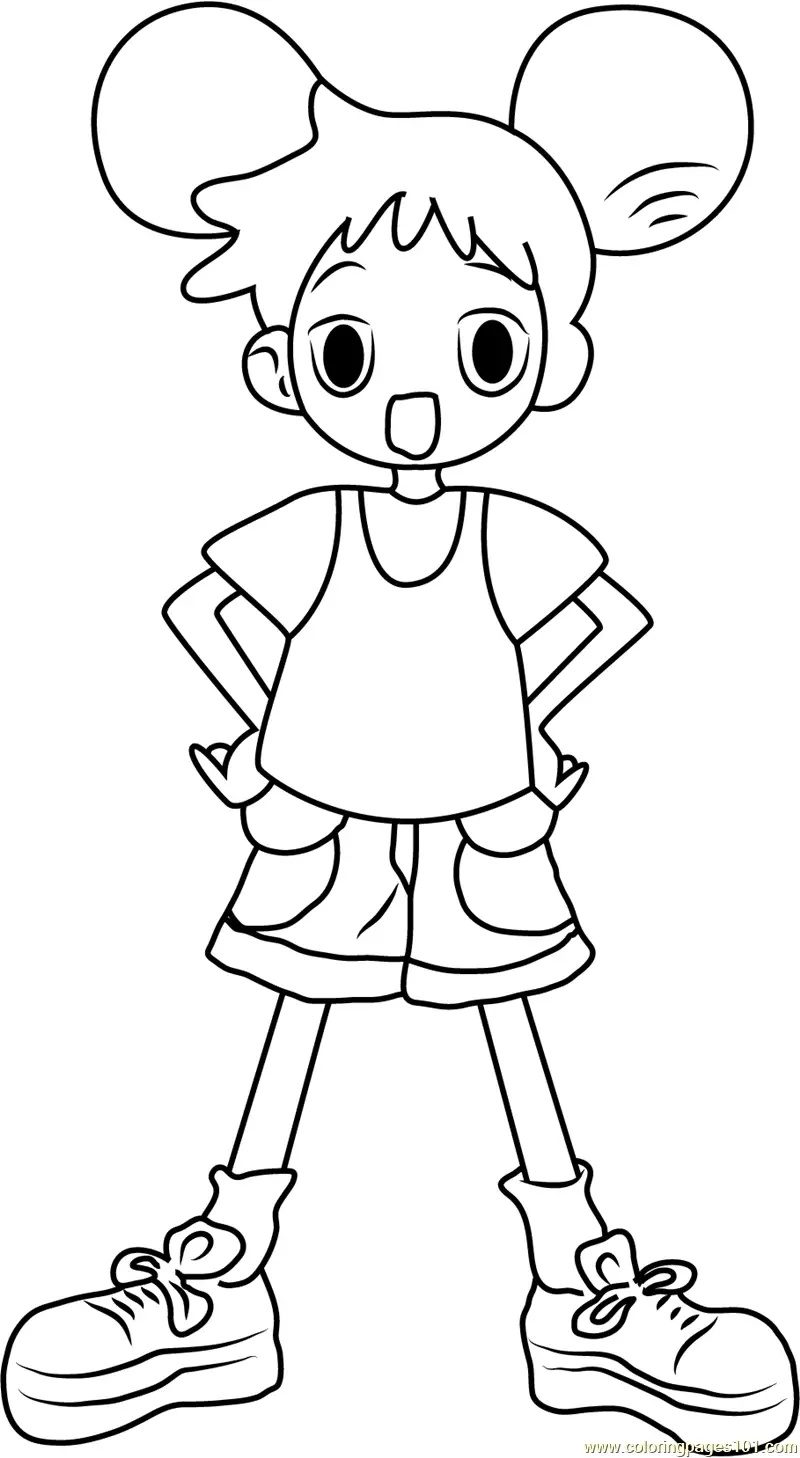 Ojamajo Doremi Coloring Pages 4