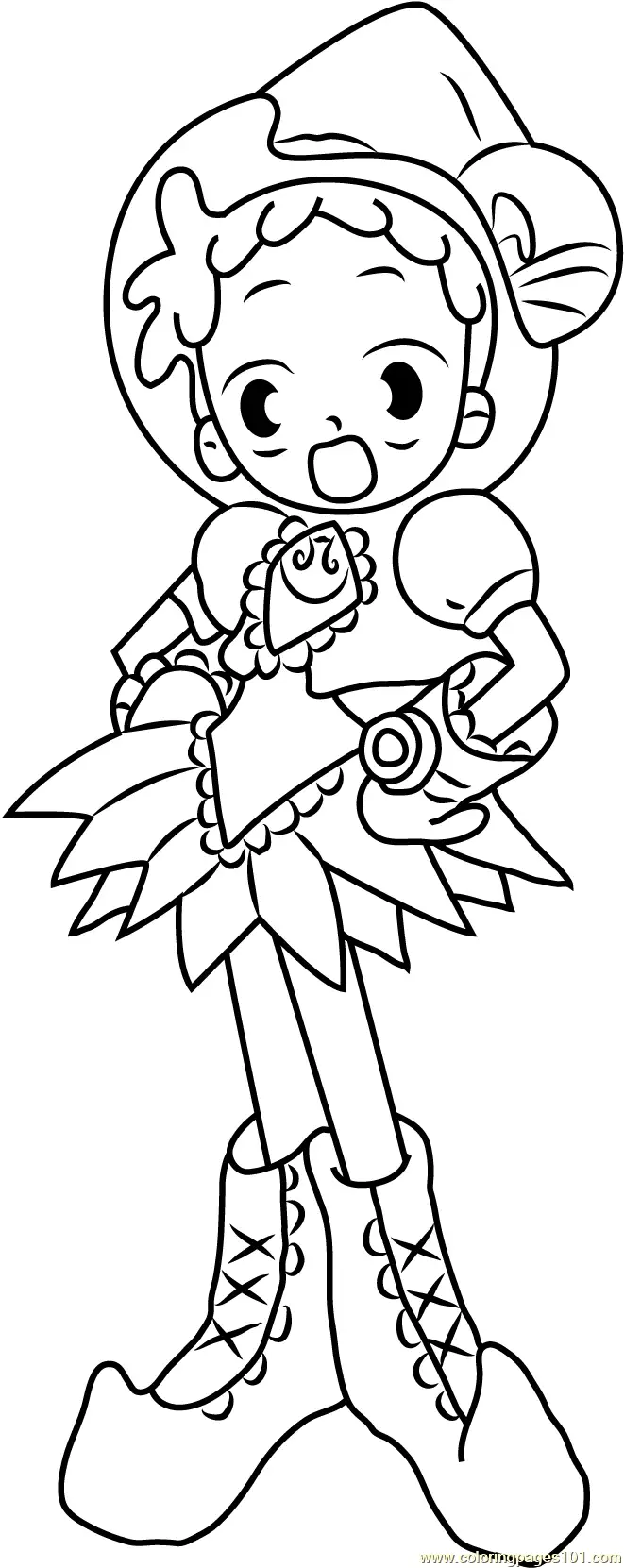 Ojamajo Doremi Coloring Pages 5
