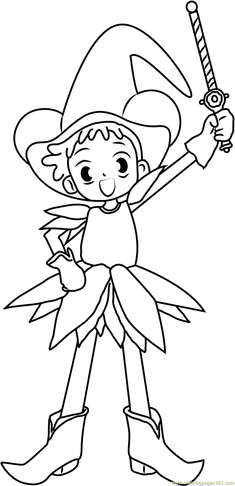 Ojamajo Doremi Coloring Pages 7