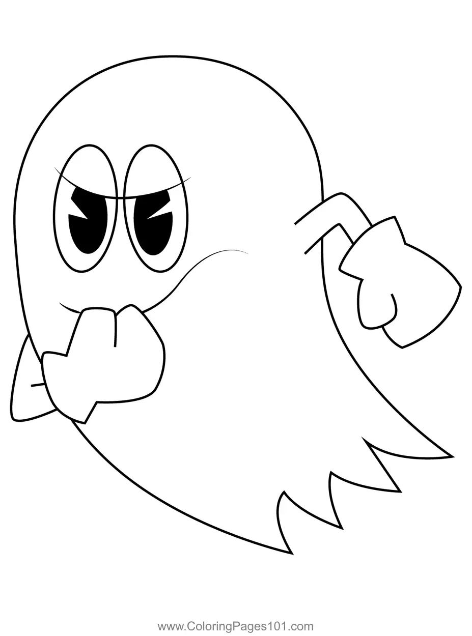 Pac-Man Coloring Pages