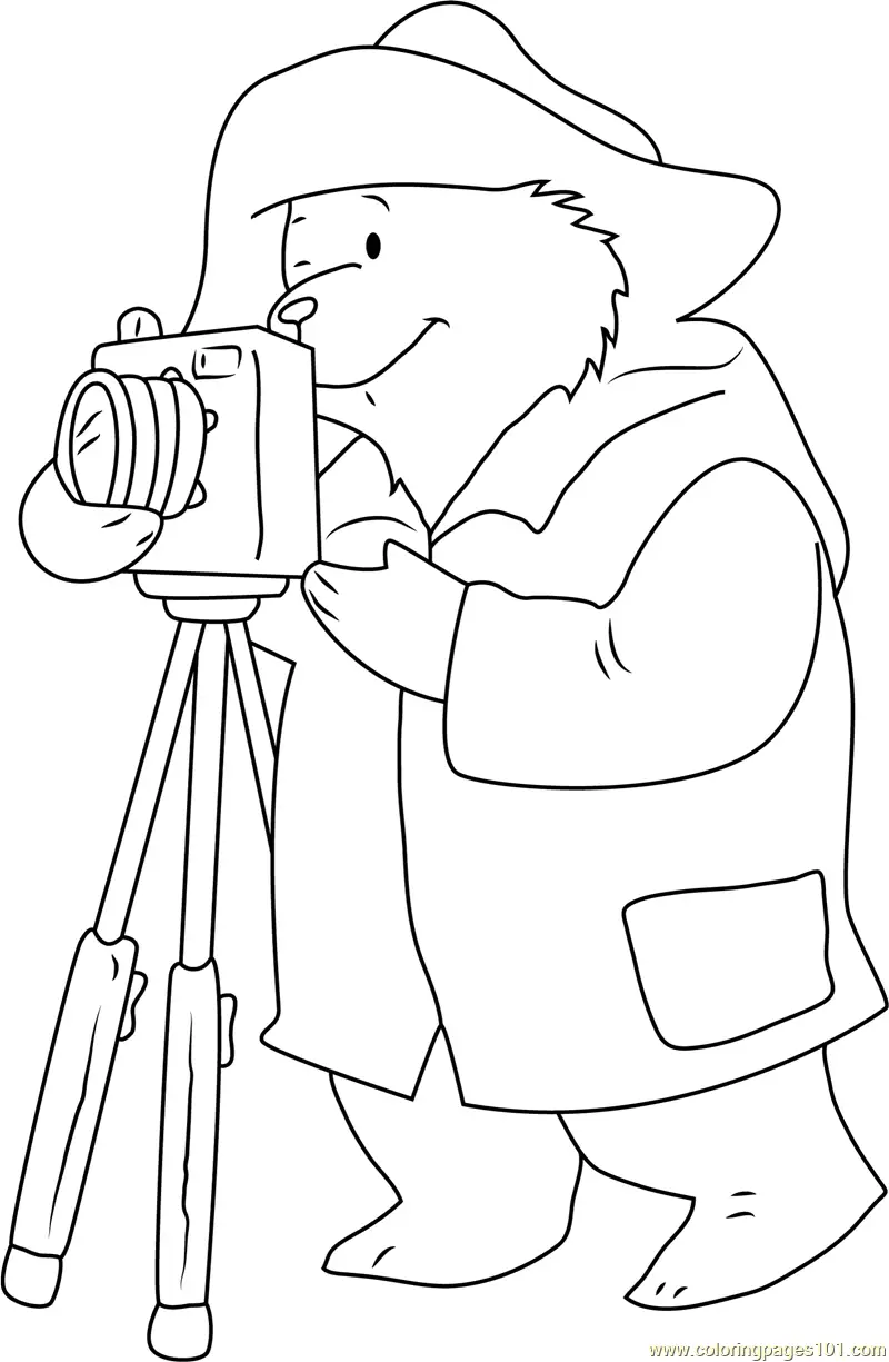 Paddington Bear Coloring Pages 1
