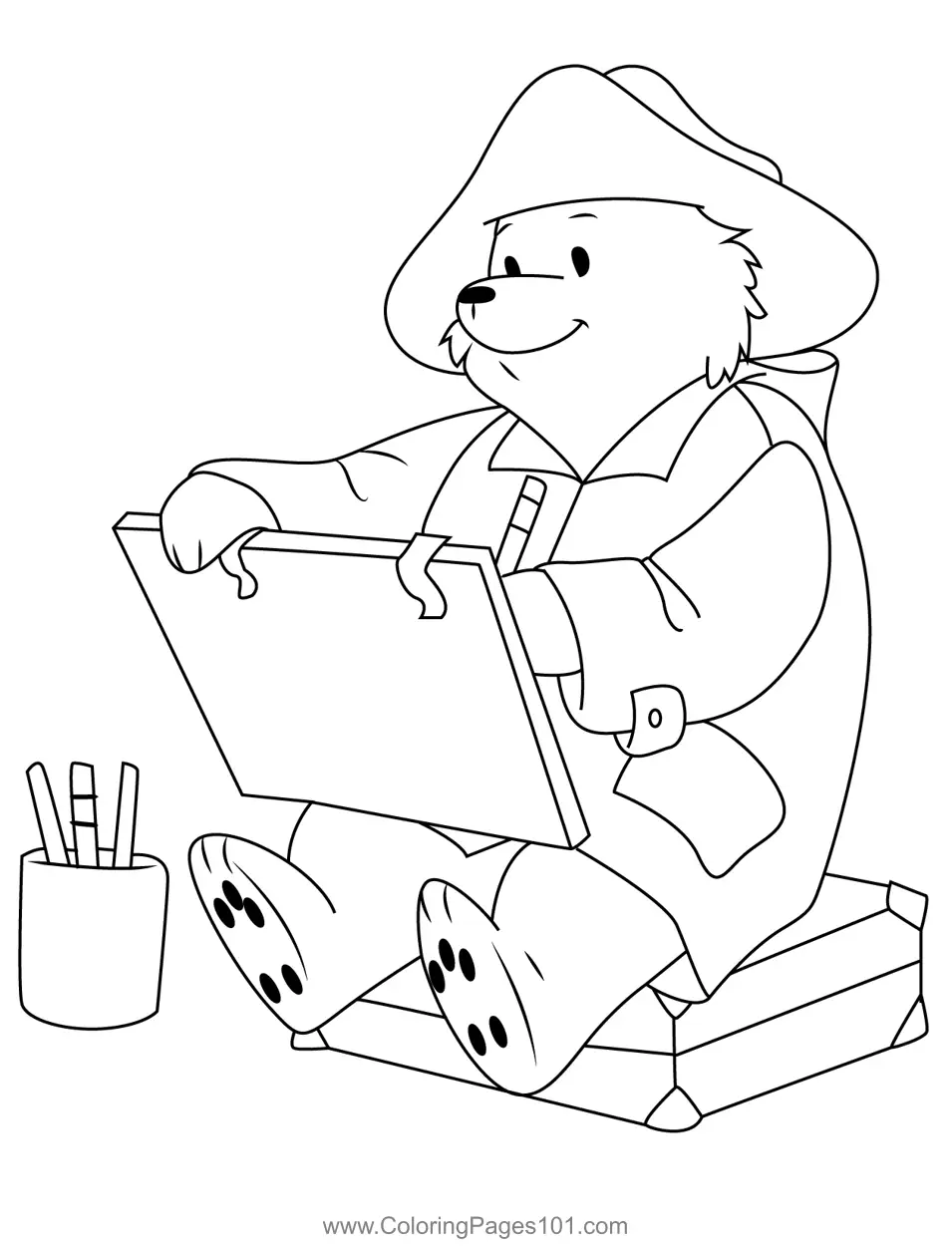 Paddington Coloring Pages 1