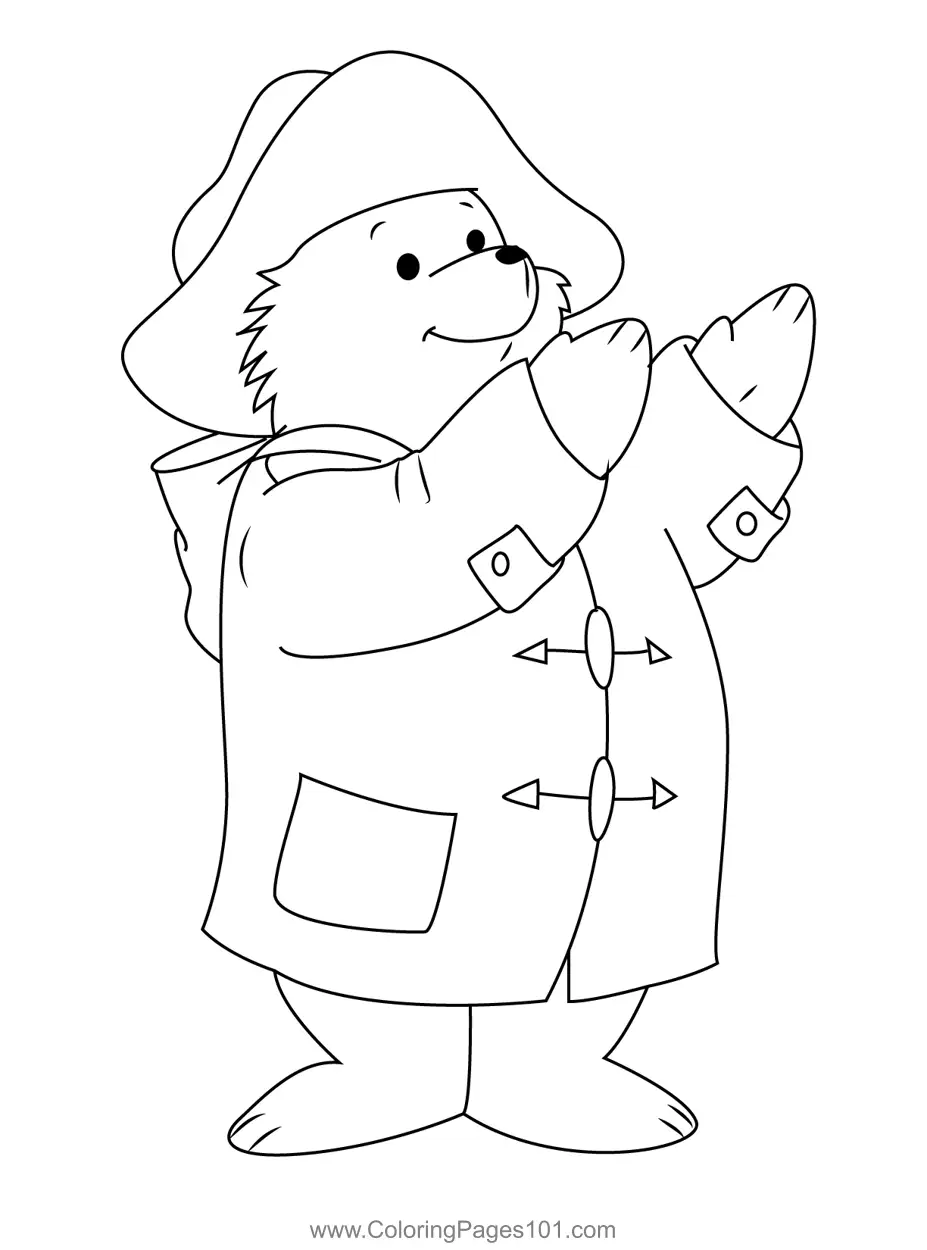 Paddington Coloring Pages 10