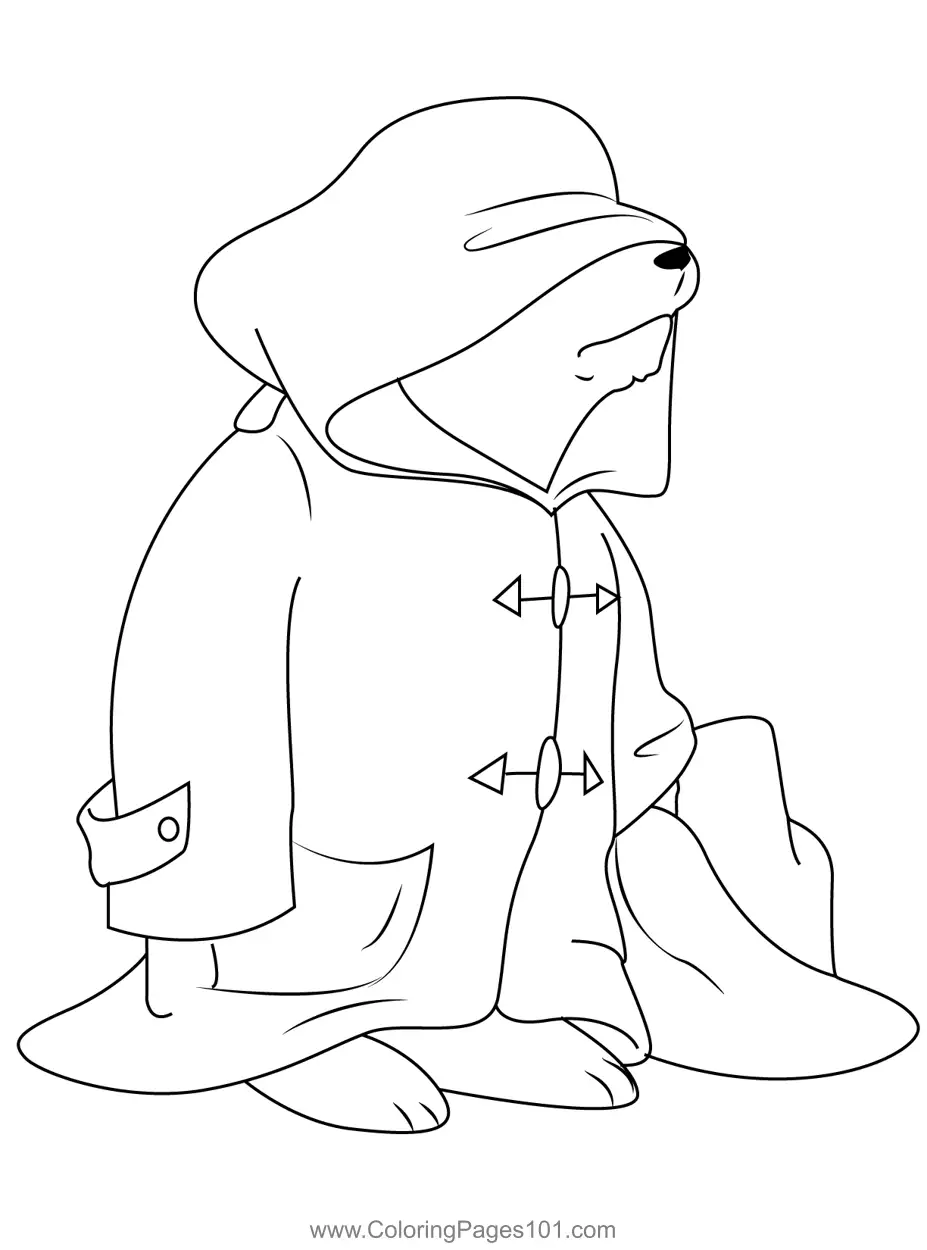 Paddington Coloring Pages 11