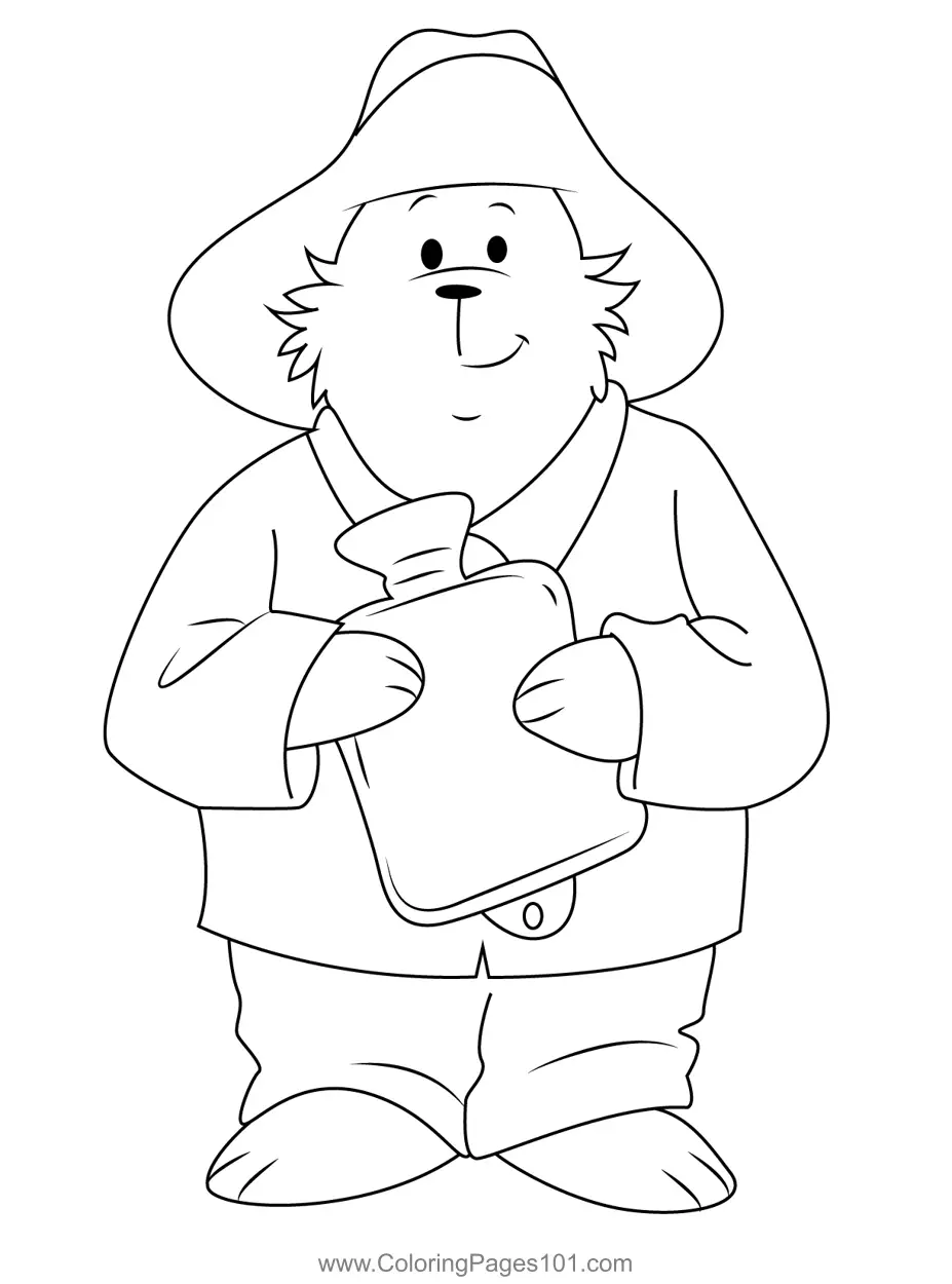 Paddington Coloring Pages 3