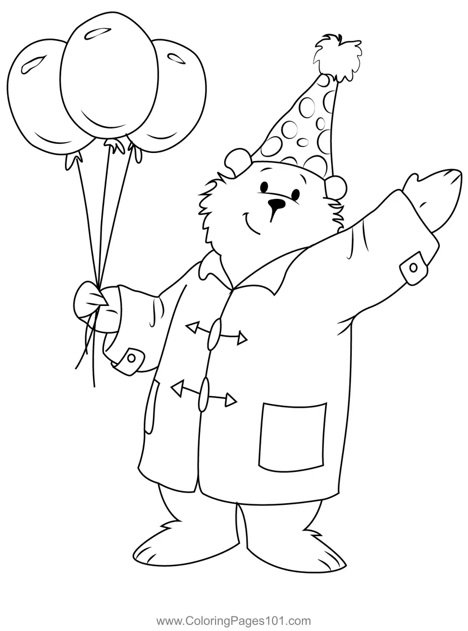 Paddington Coloring Pages 4
