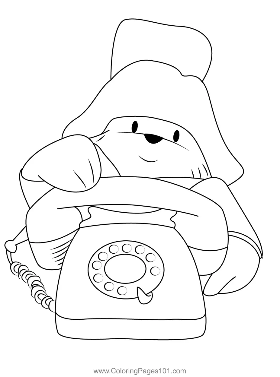 Paddington Coloring Pages 5