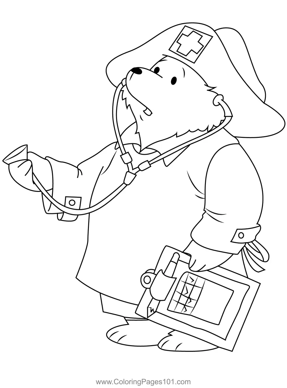 Paddington Coloring Pages 7