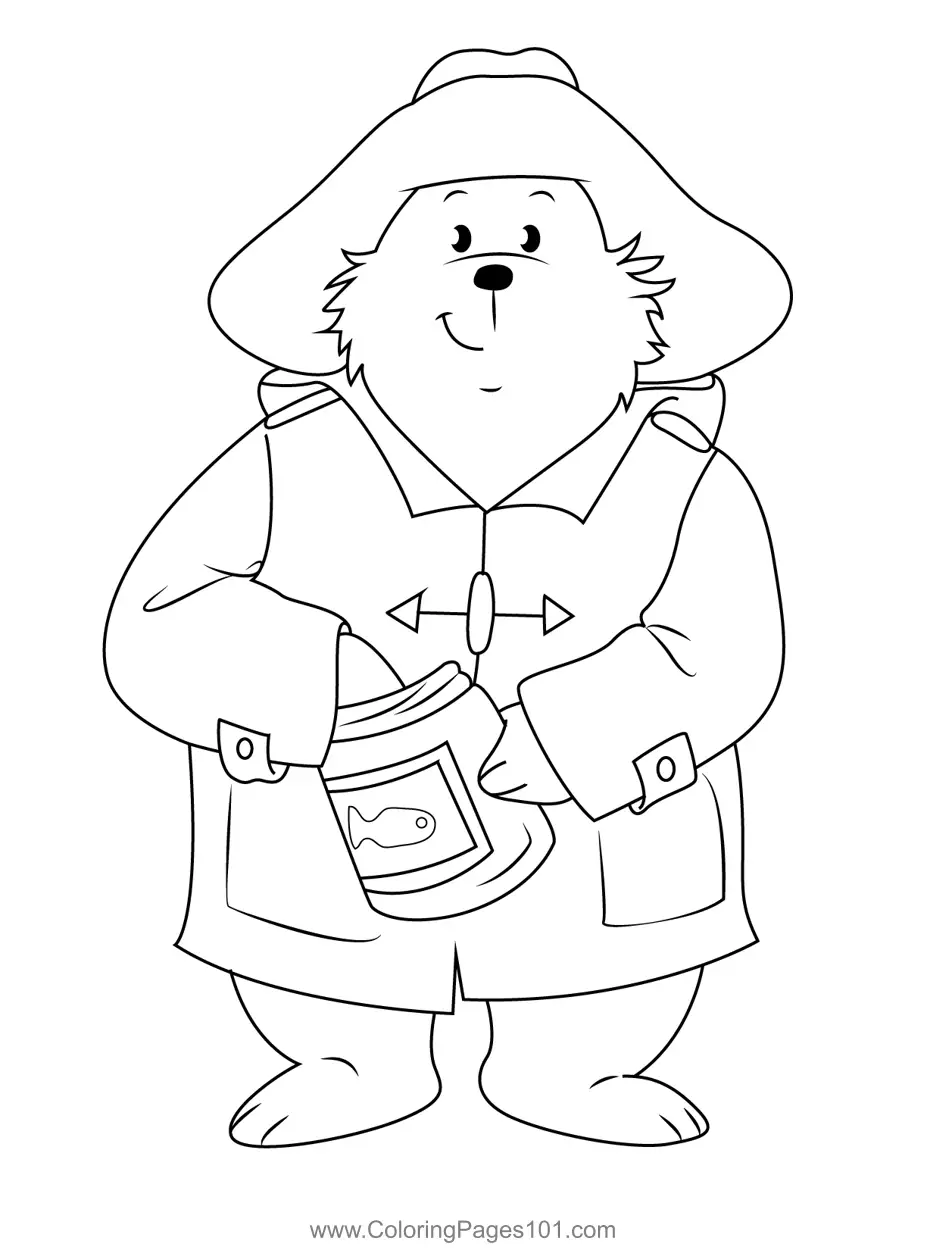 Paddington Coloring Pages 8