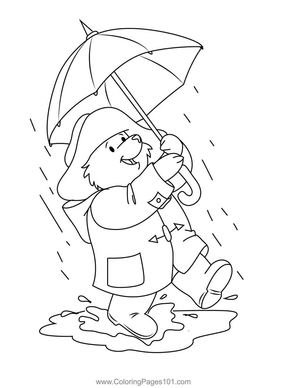 Paddington Coloring Pages 9