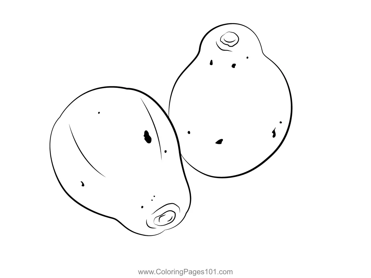 Papaya Coloring Pages 3