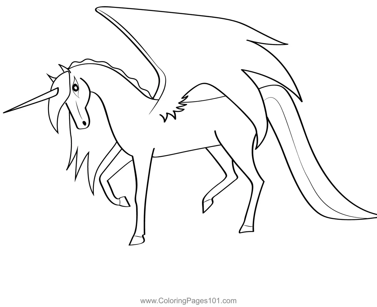 Pegasus Coloring Pages 10