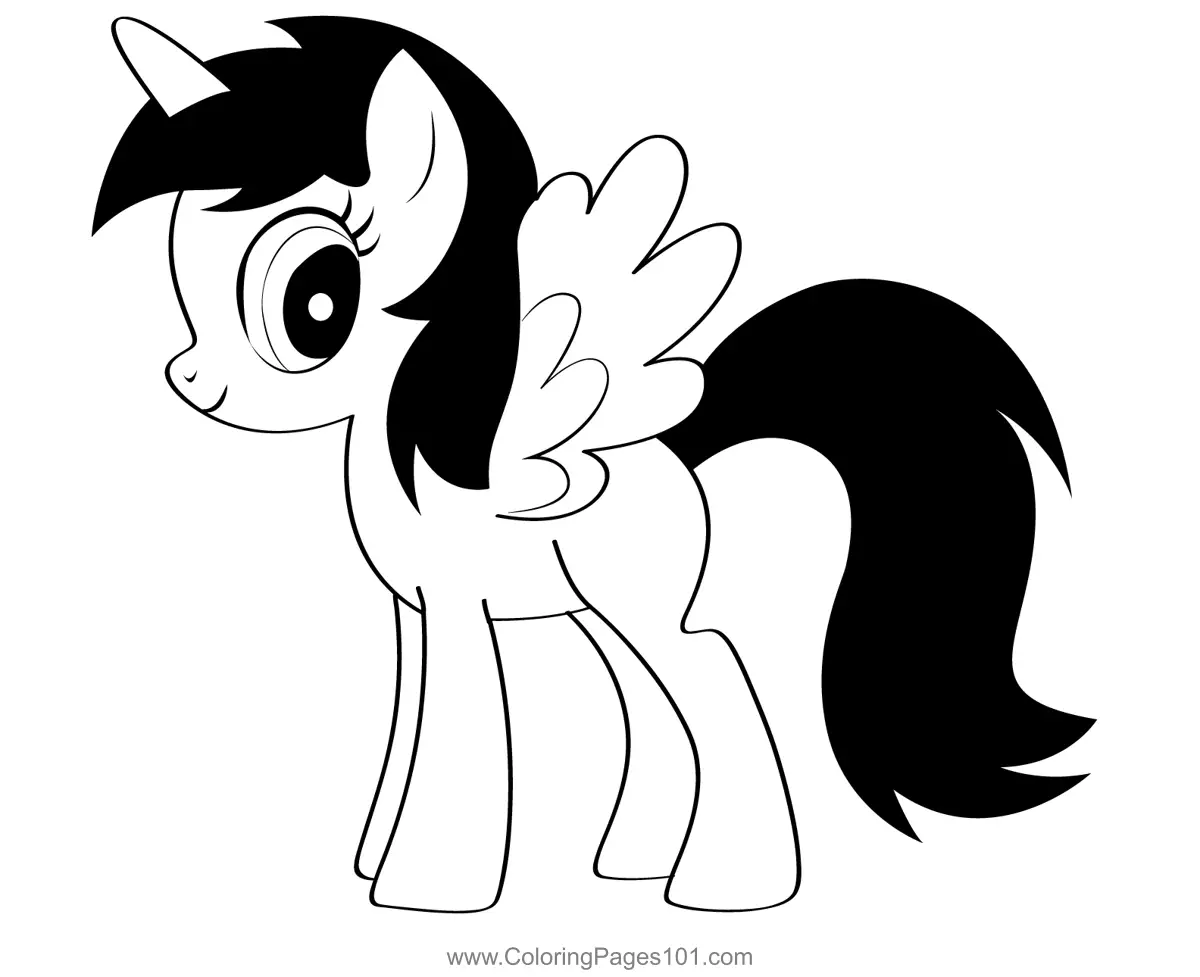 Pegasus Coloring Pages 4