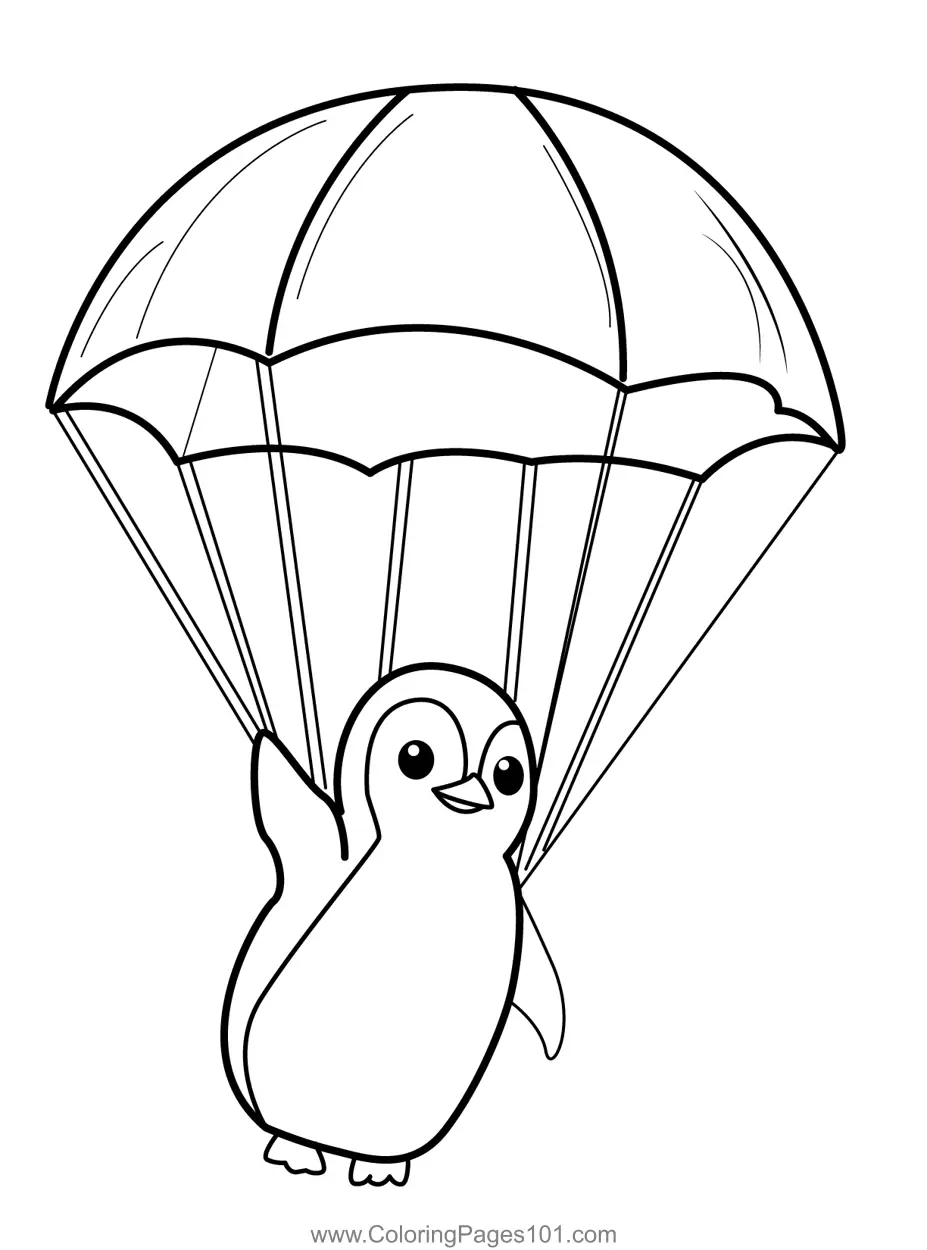 Penguins Coloring Pages 7