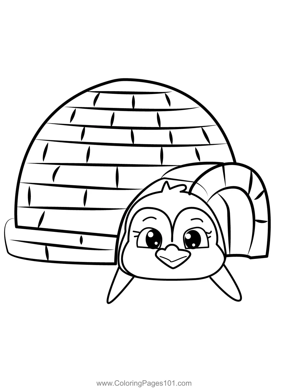 Penguins Coloring Pages 8