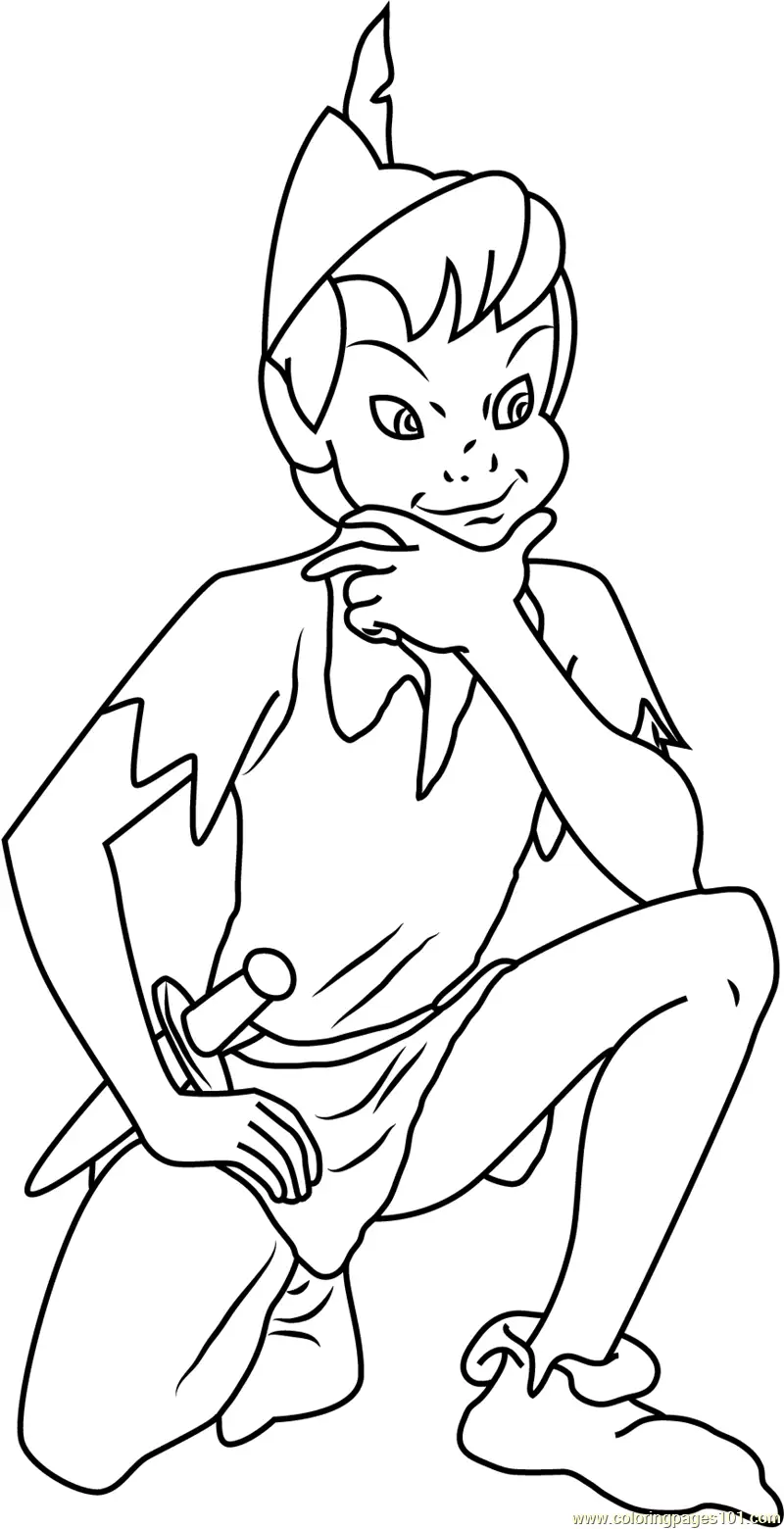 Peter Pan Coloring Pages 10