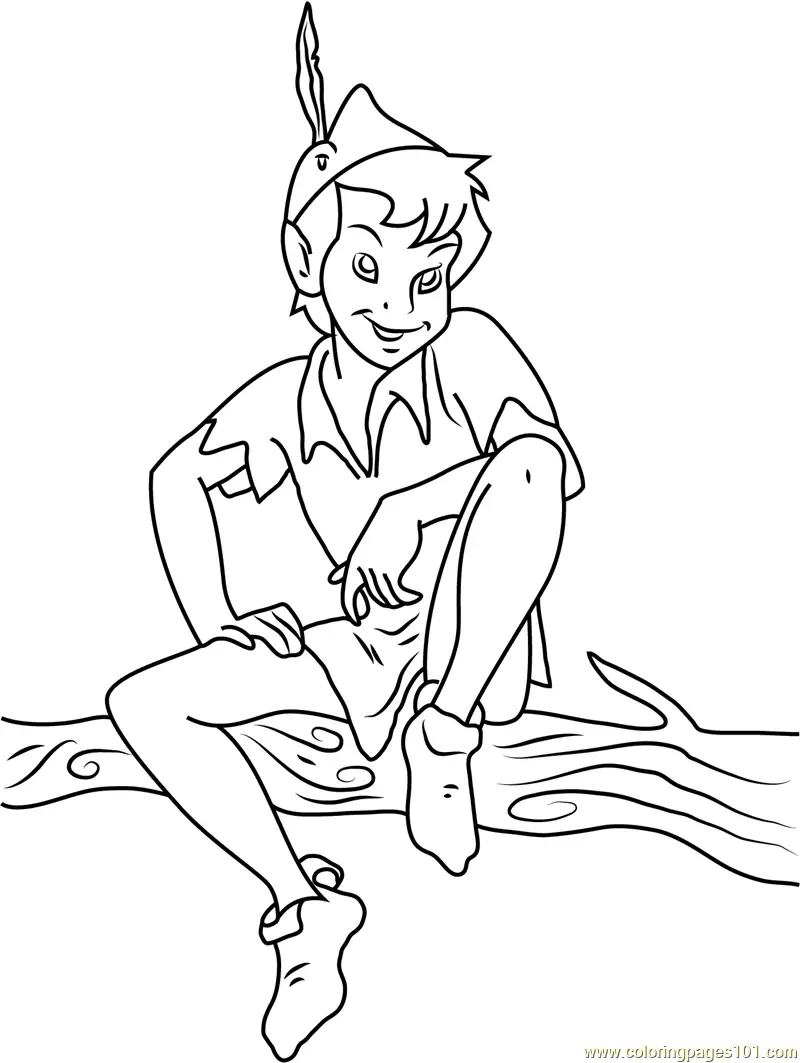 Peter Pan Coloring Pages 3