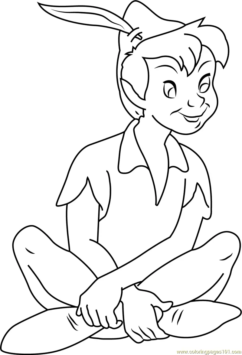 Peter Pan Coloring Pages 4