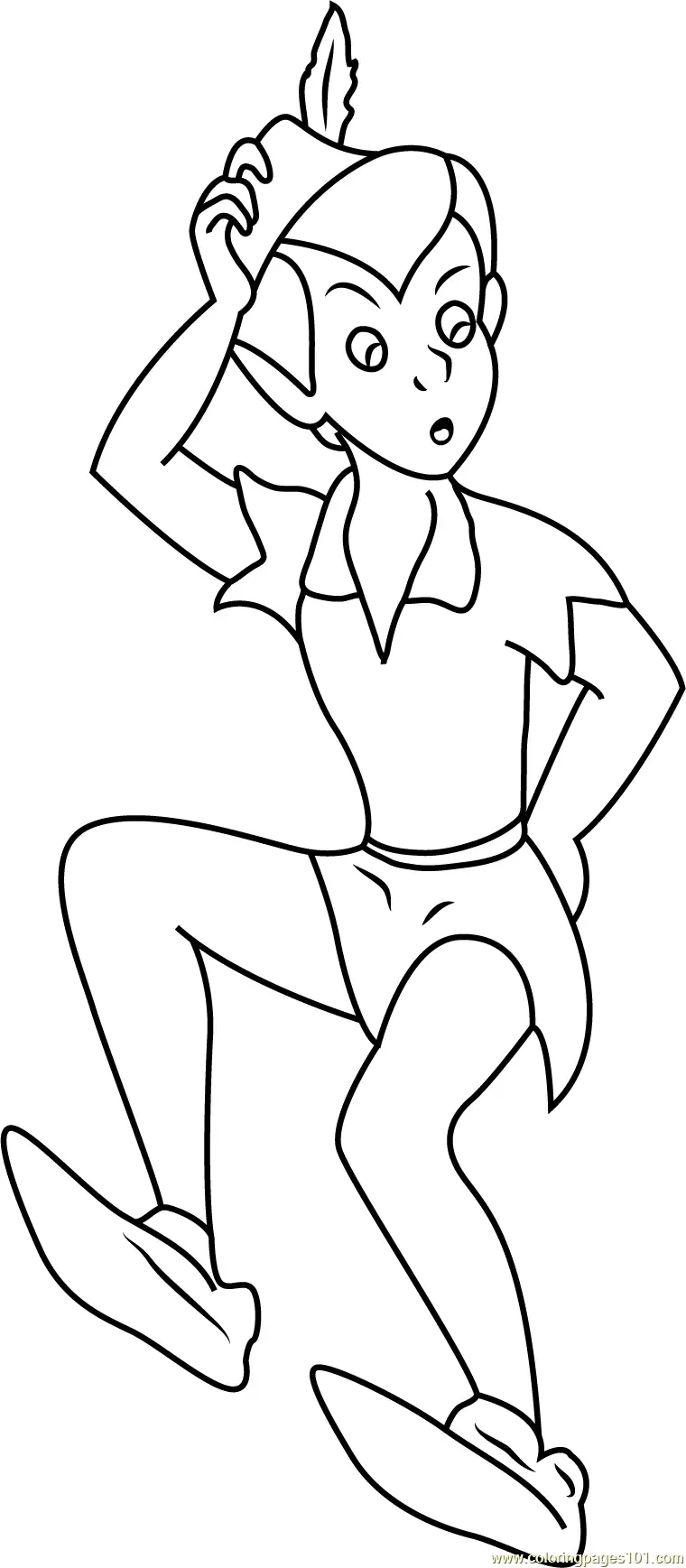 Peter Pan Coloring Pages 6