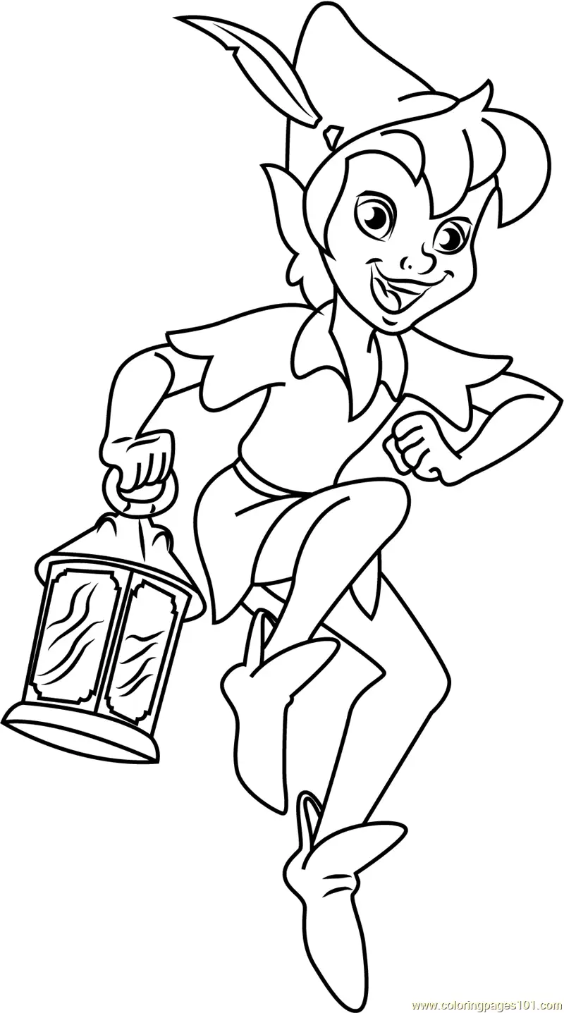 Peter Pan Coloring Pages 7