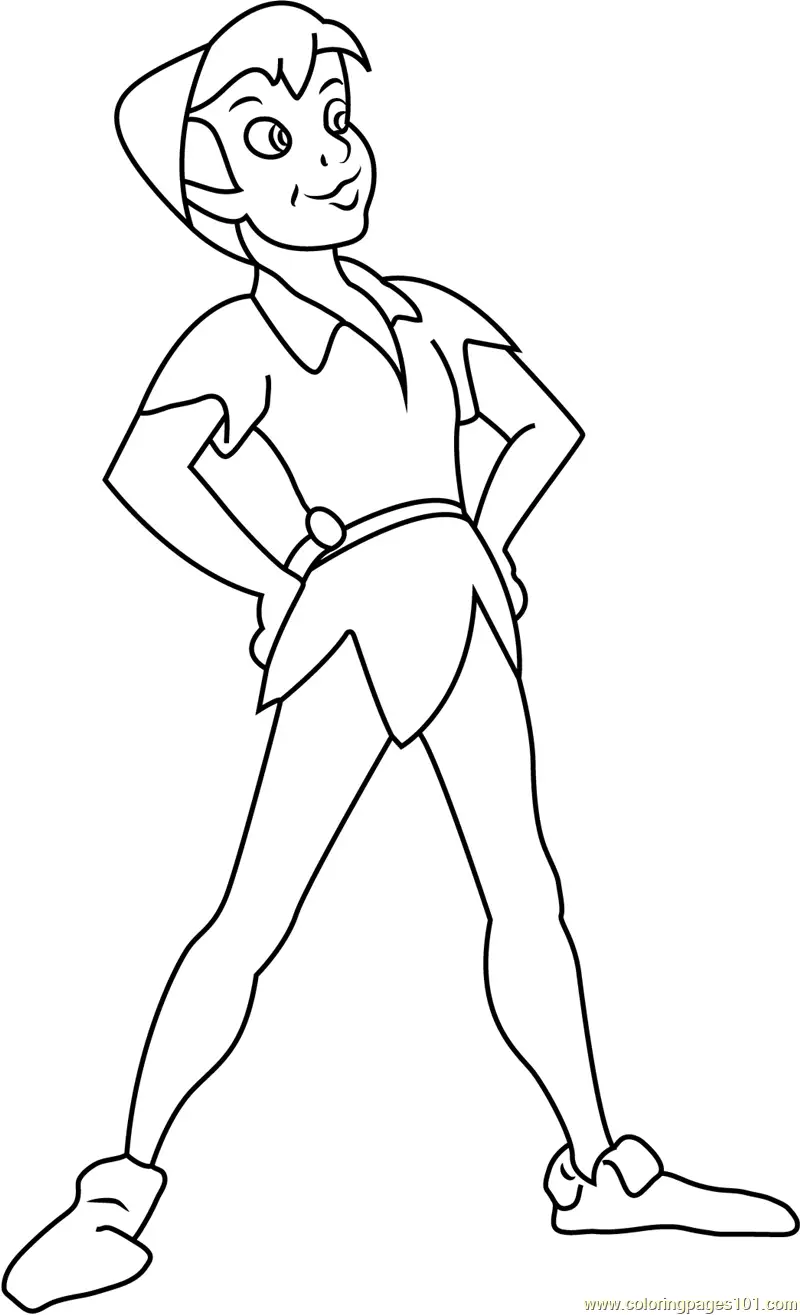 Peter Pan Coloring Pages 8