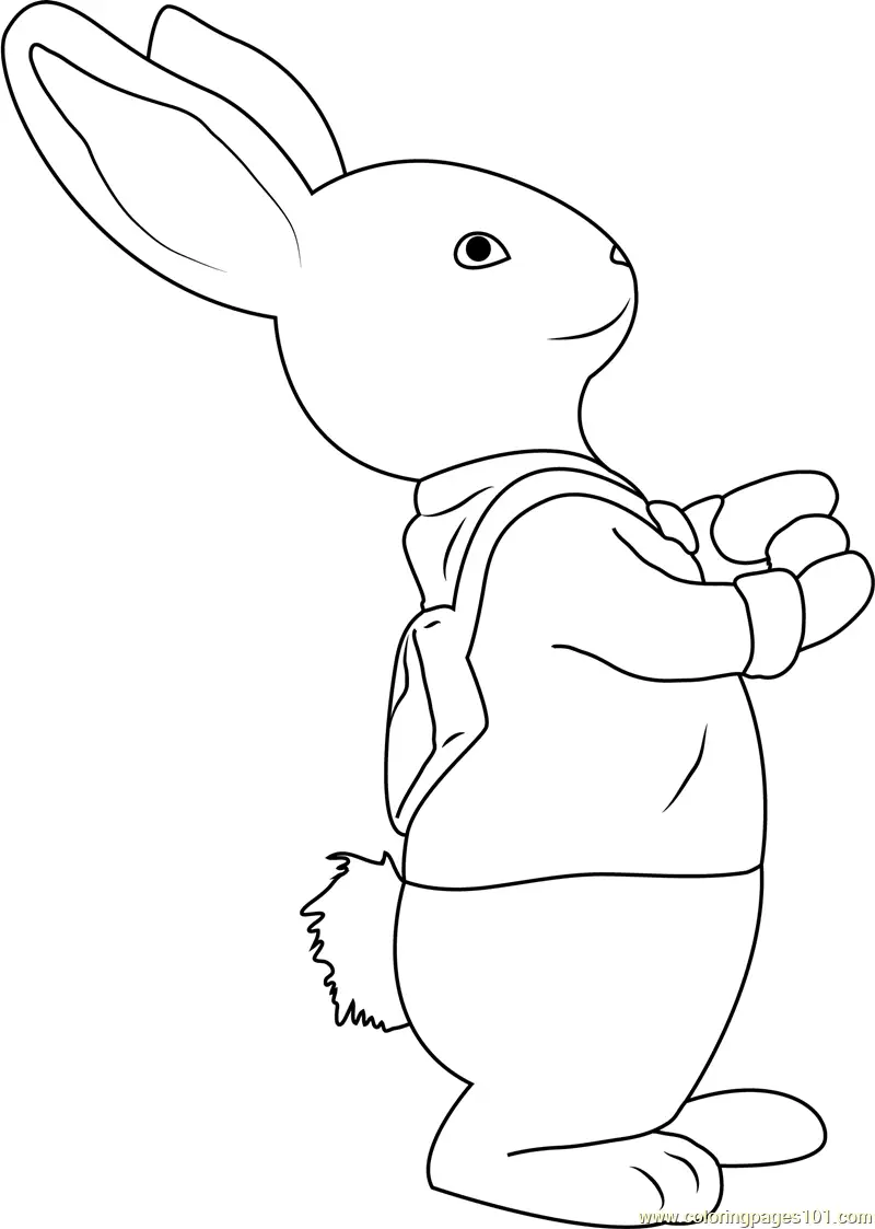 Peter Rabbit Coloring Pages 1