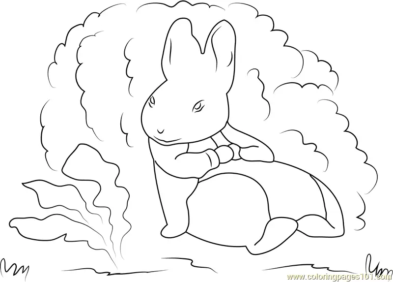 Peter Rabbit Coloring Pages 6