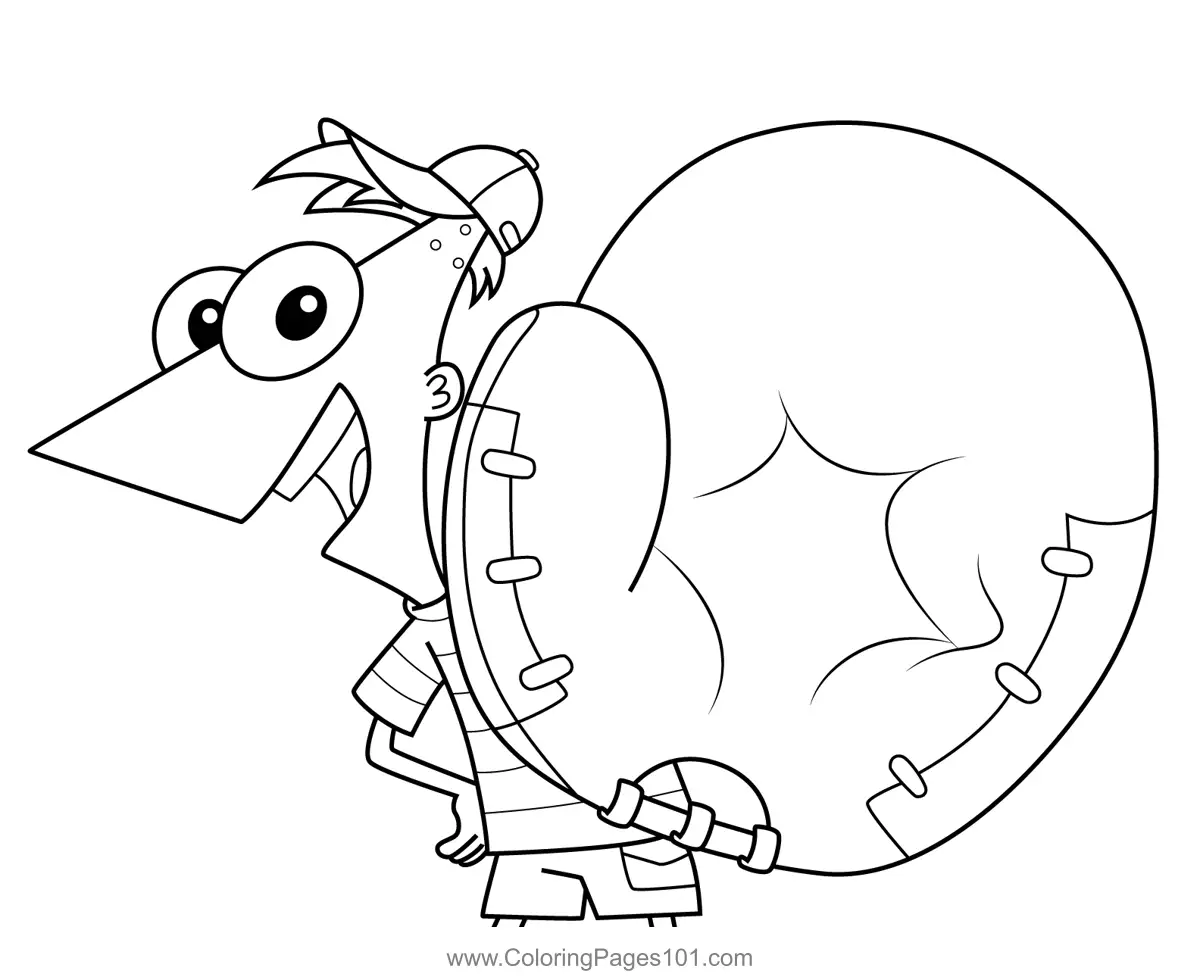Phineas and Ferb Coloring Pages 10