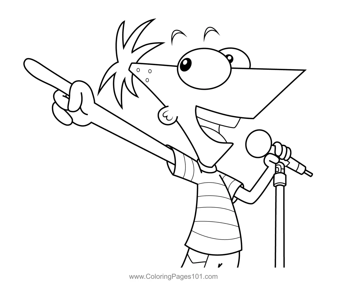 Phineas and Ferb Coloring Pages 11