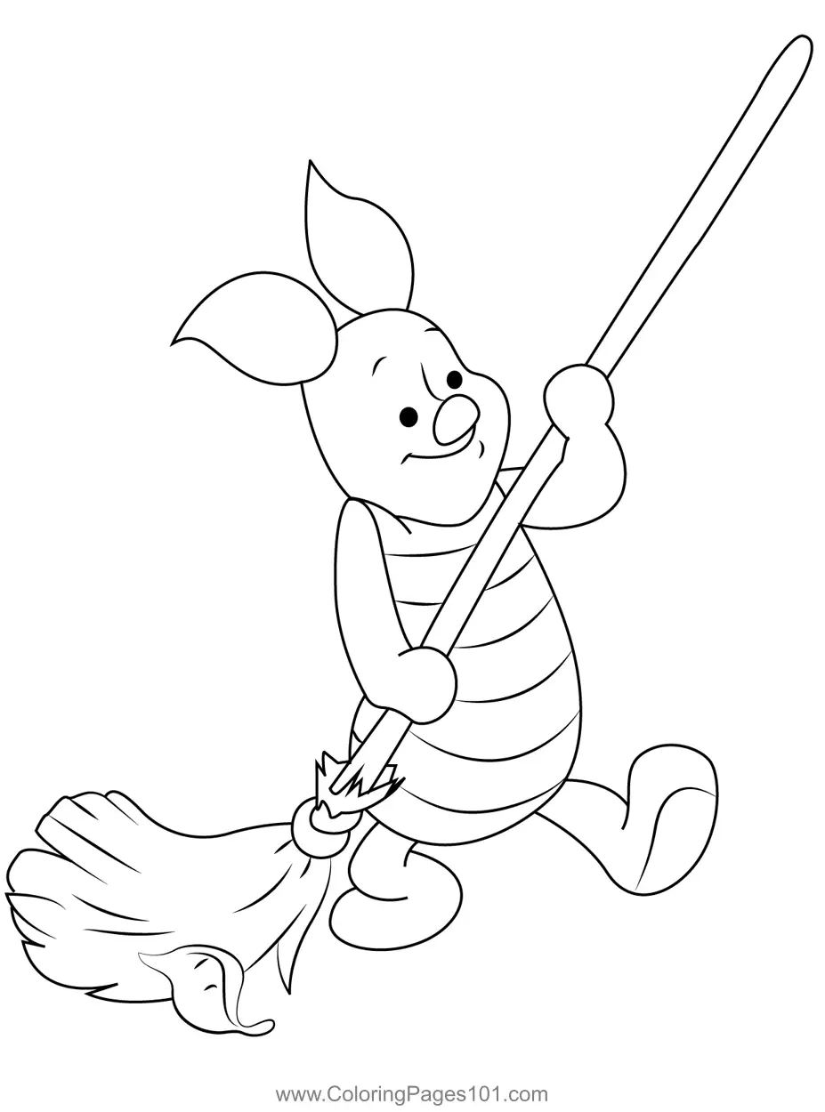 Piglet Coloring Pages 1