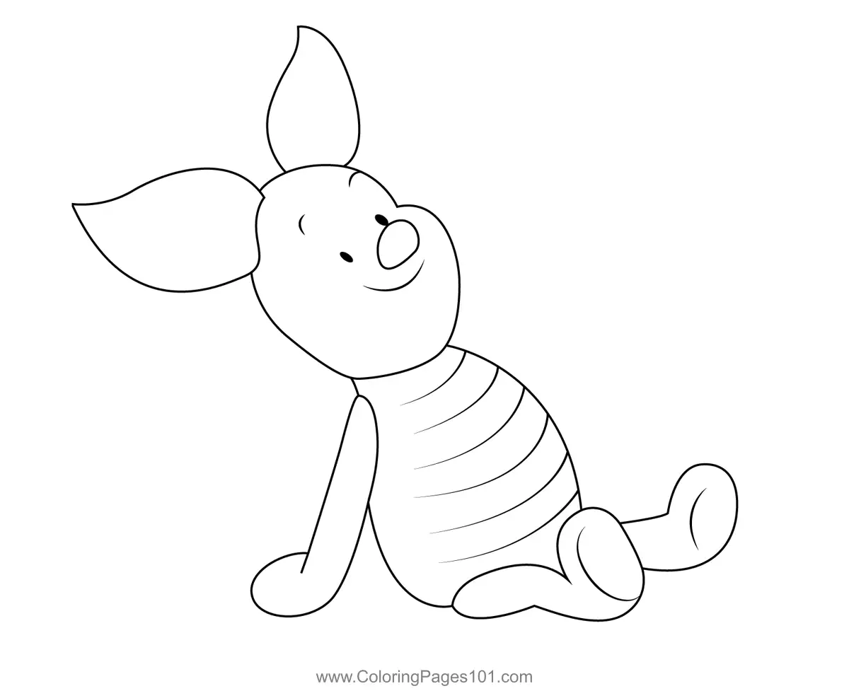 Piglet Coloring Pages 3