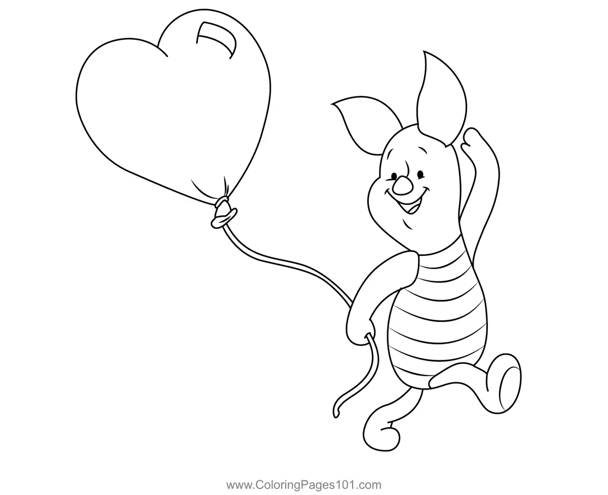 Piglet Coloring Pages 4