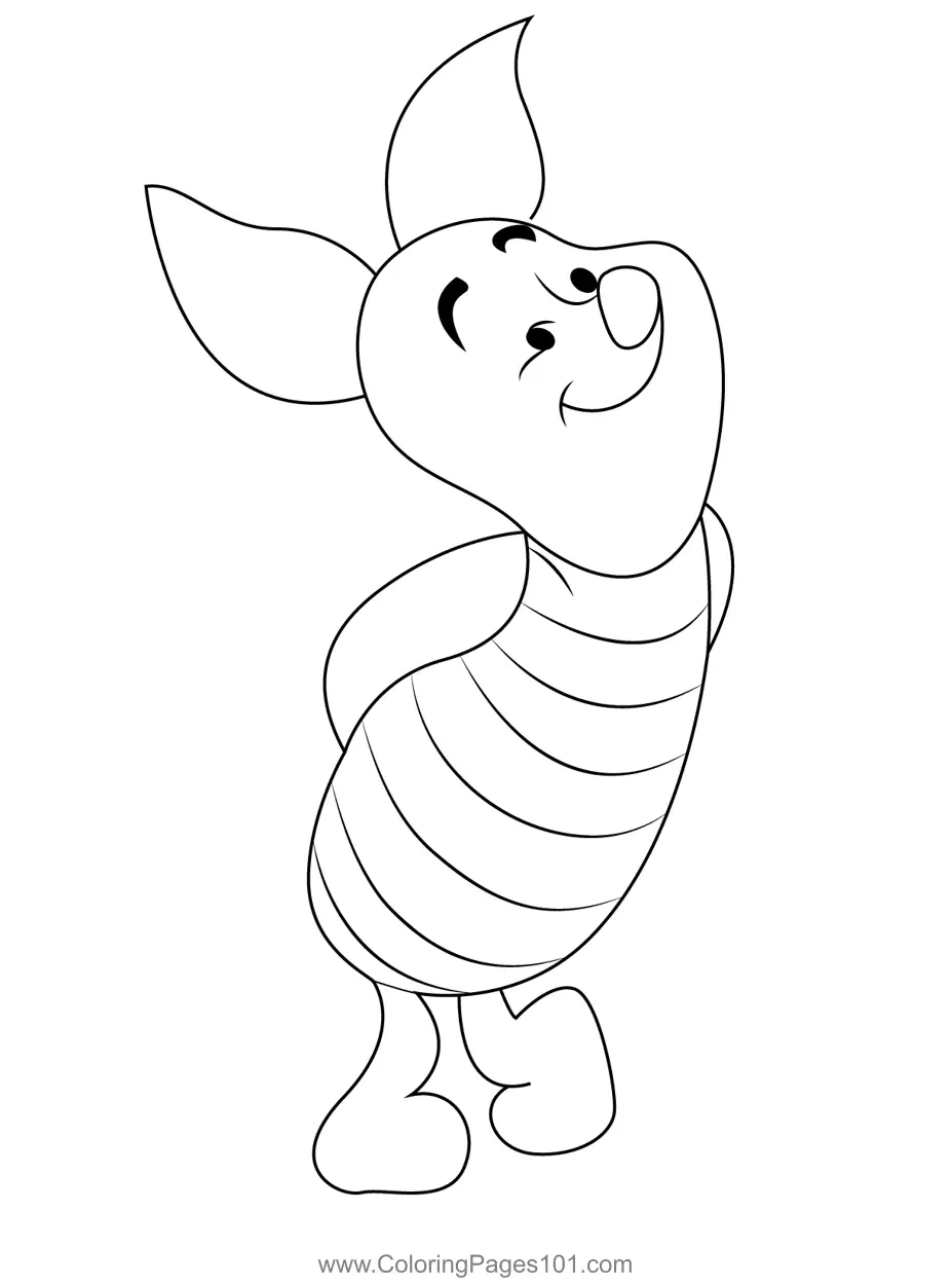 Piglet Coloring Pages 5