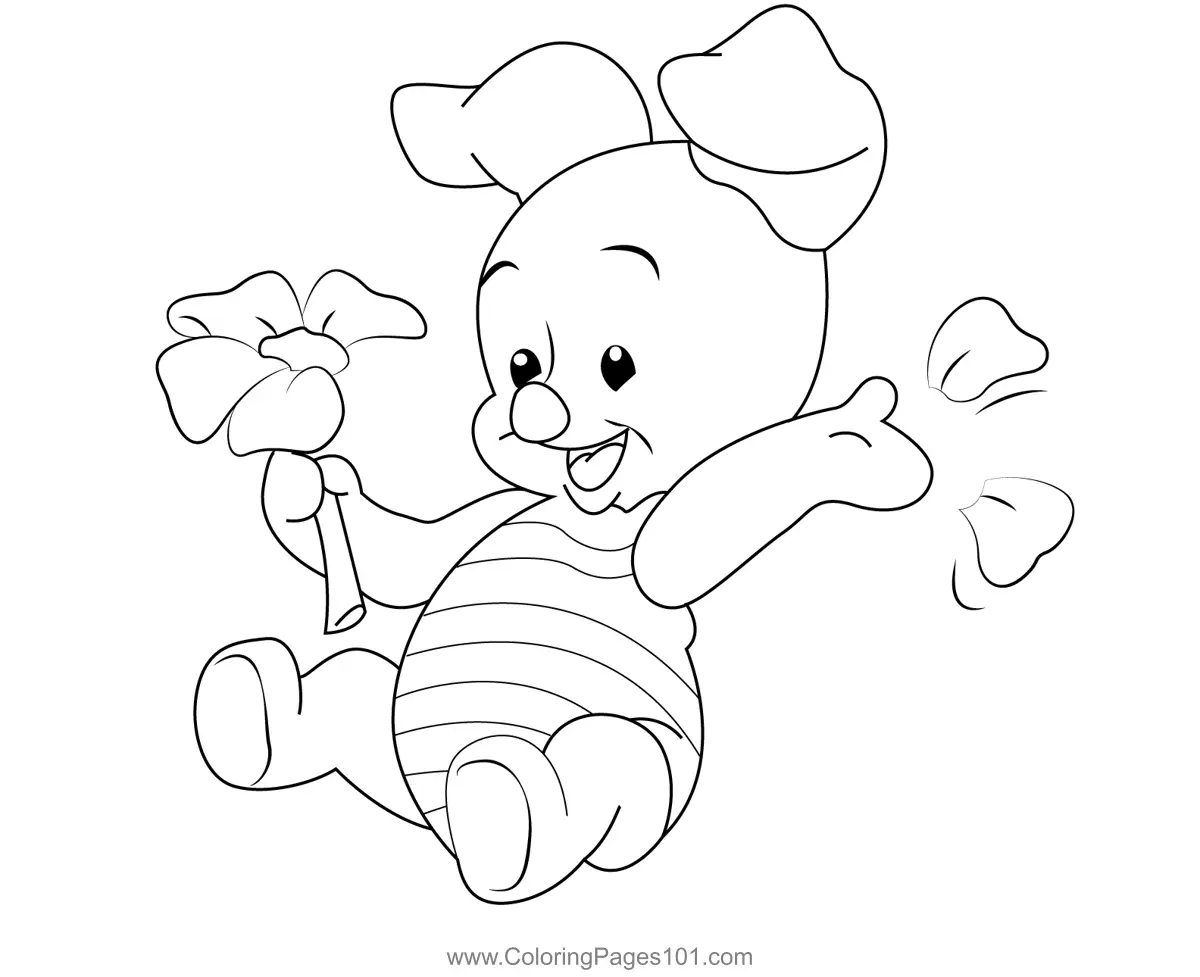 Piglet Coloring Pages 7