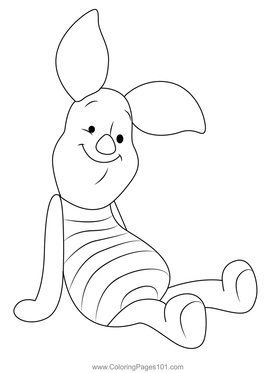 Piglet Coloring Pages 8