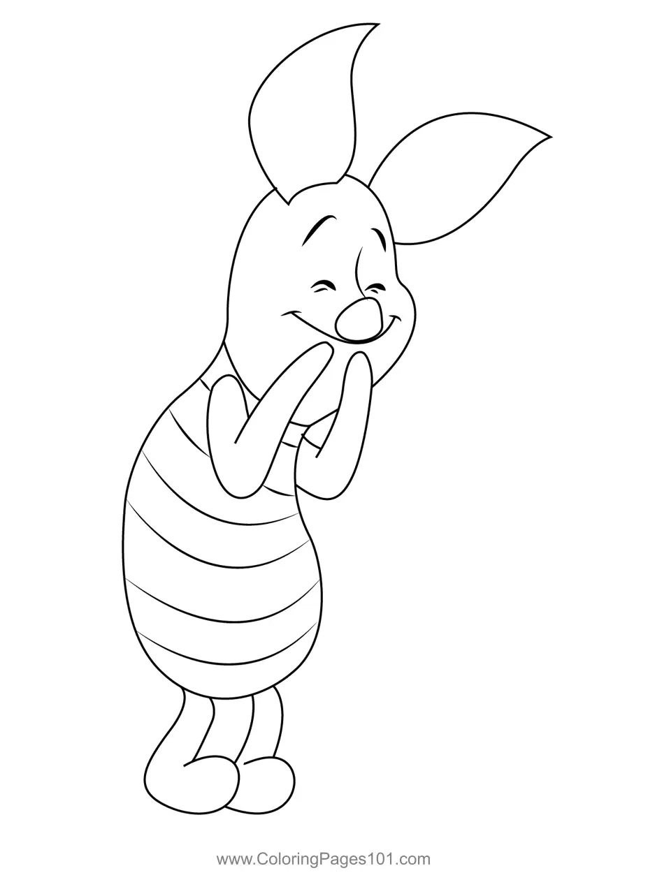 Piglet Coloring Pages 9