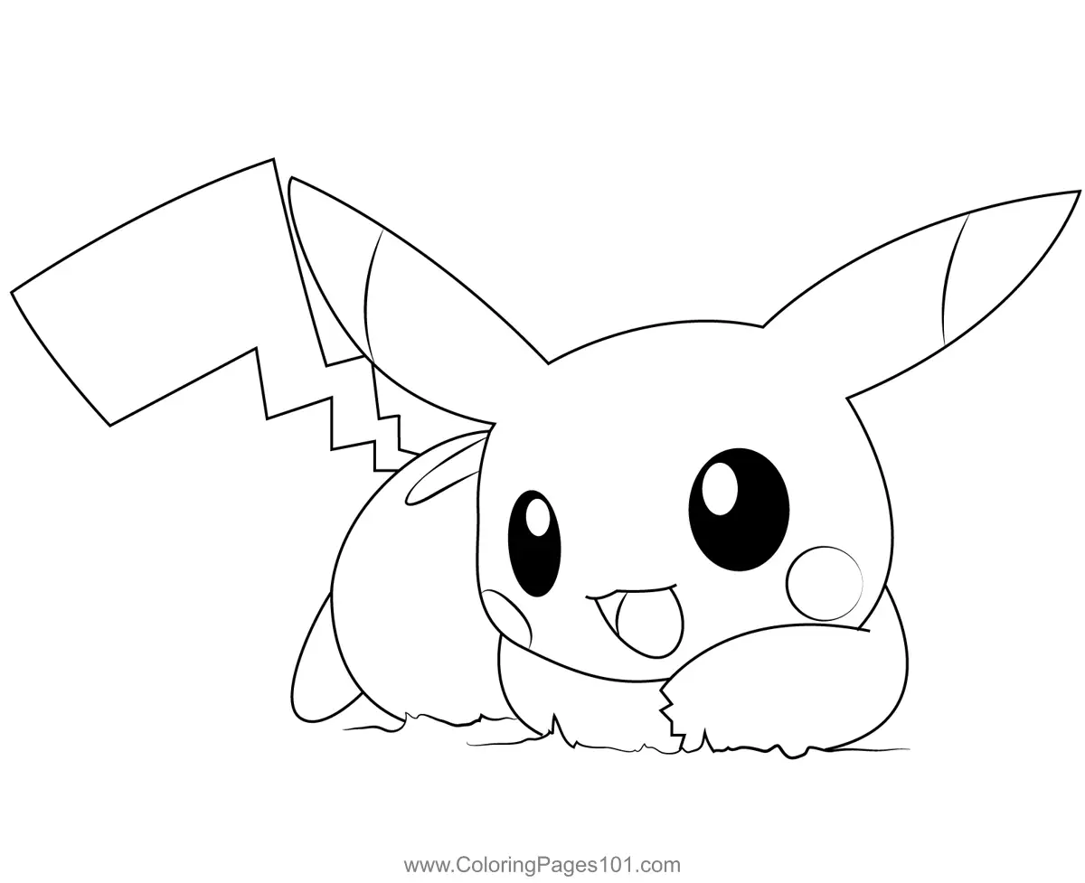 Pikachu Coloring Pages 5