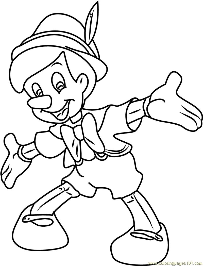 Pinocchio Coloring Pages 6