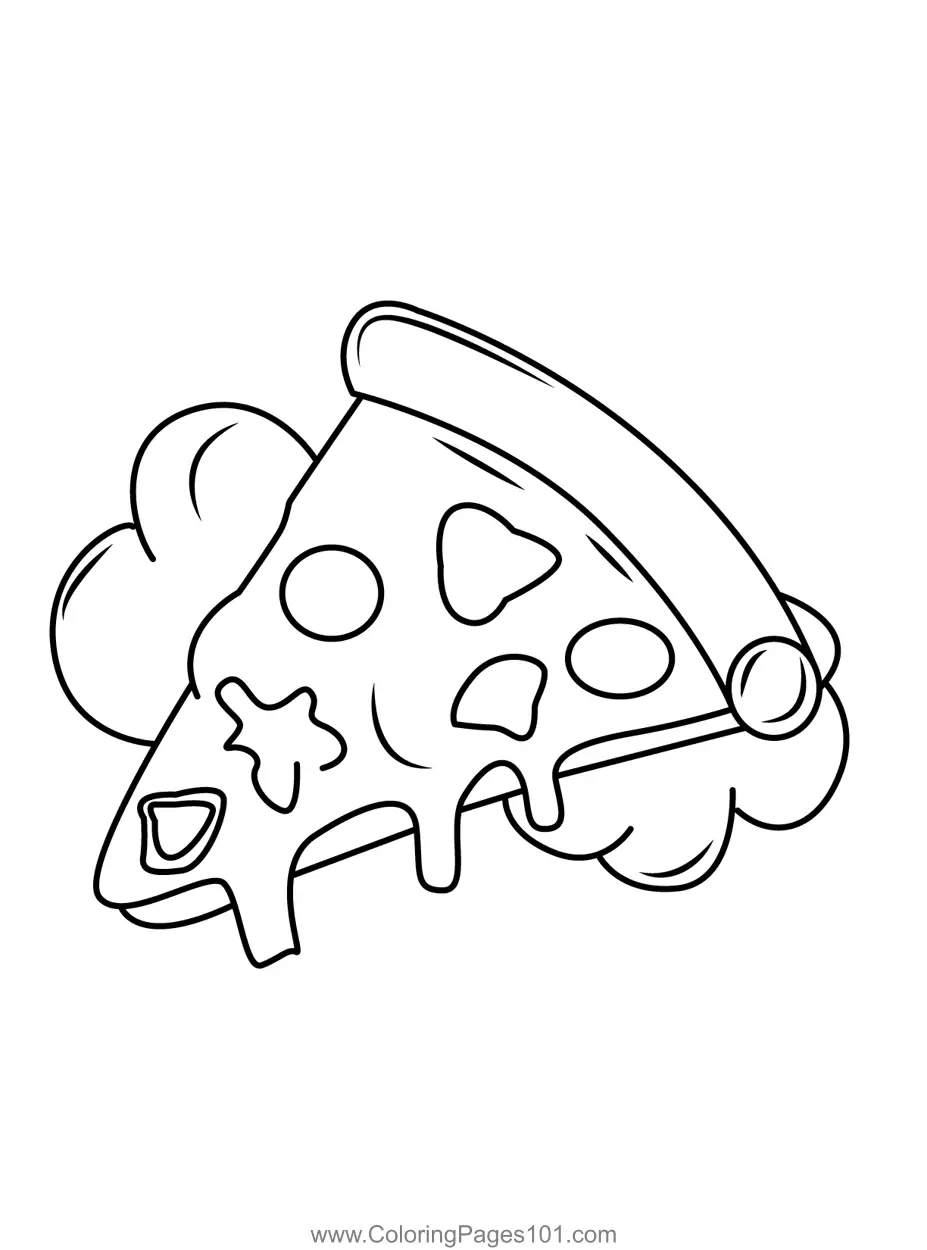 Pizza Coloring Pages 2