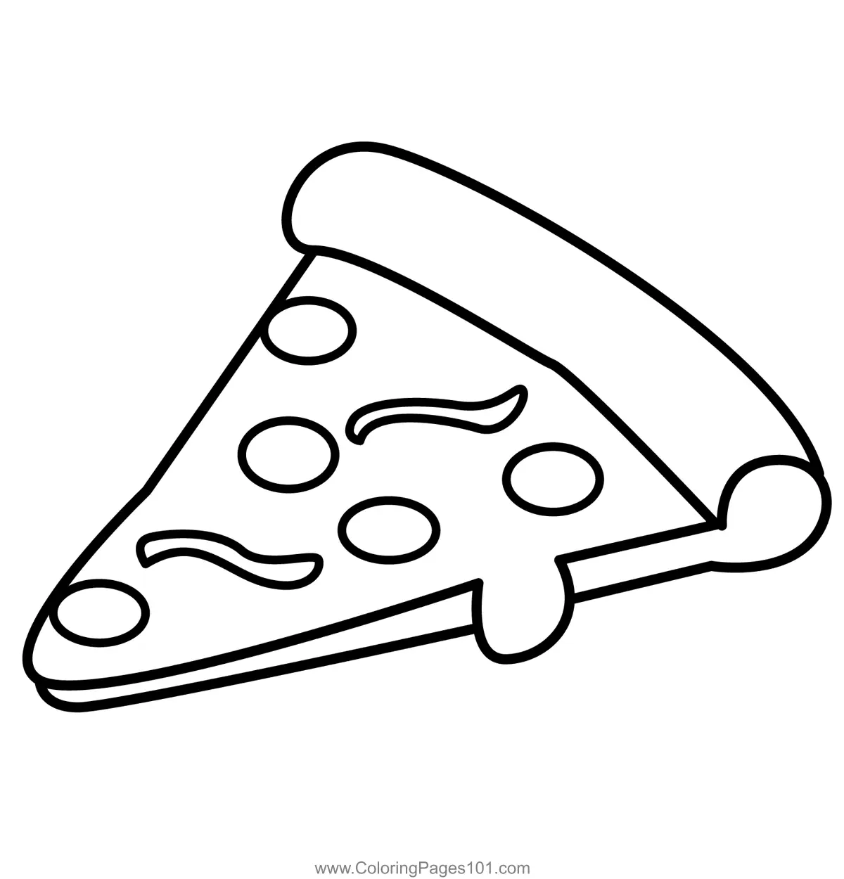Pizza Coloring Pages 5