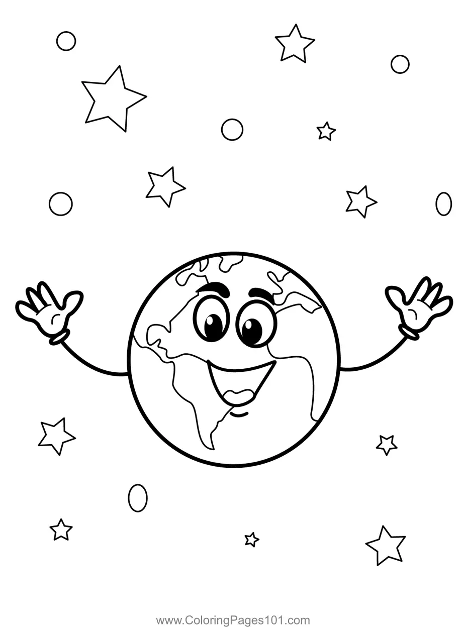 Planets Coloring Pages 1