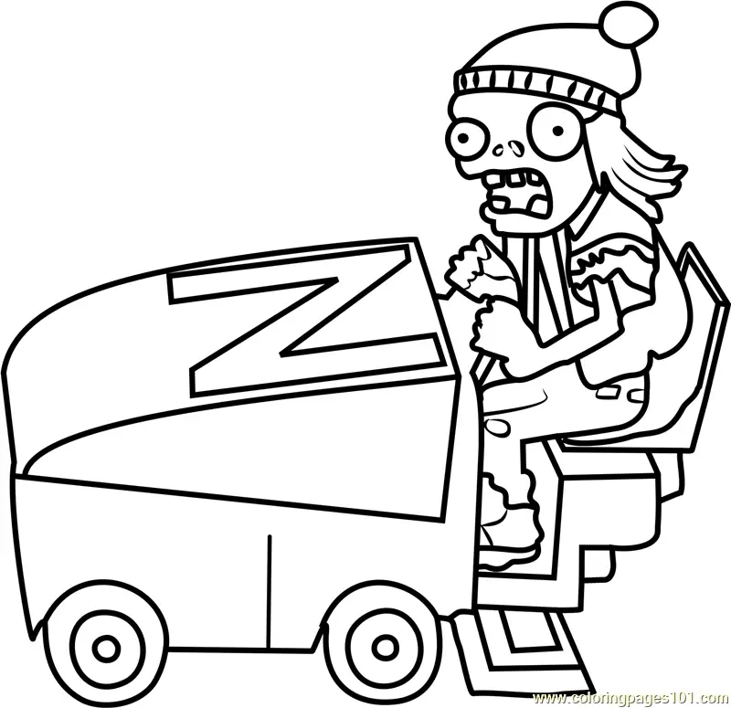 Plants vs Zombies Coloring Pages 1