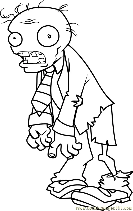Plants vs Zombies Coloring Pages 2