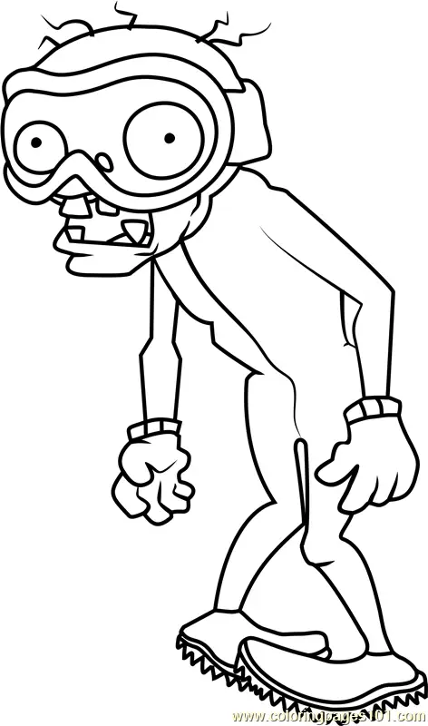Plants vs Zombies Coloring Pages 4
