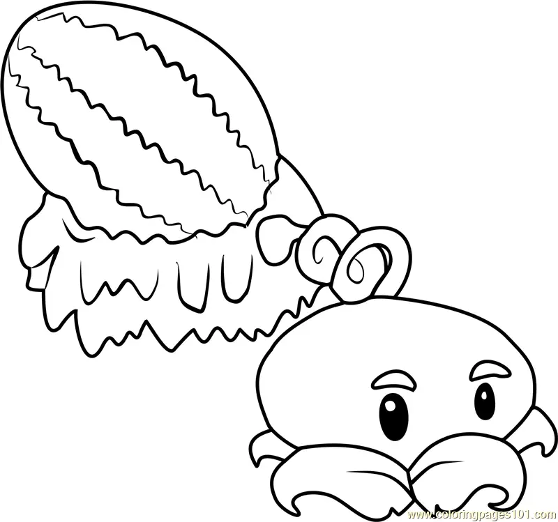 Plants vs Zombies Coloring Pages 5